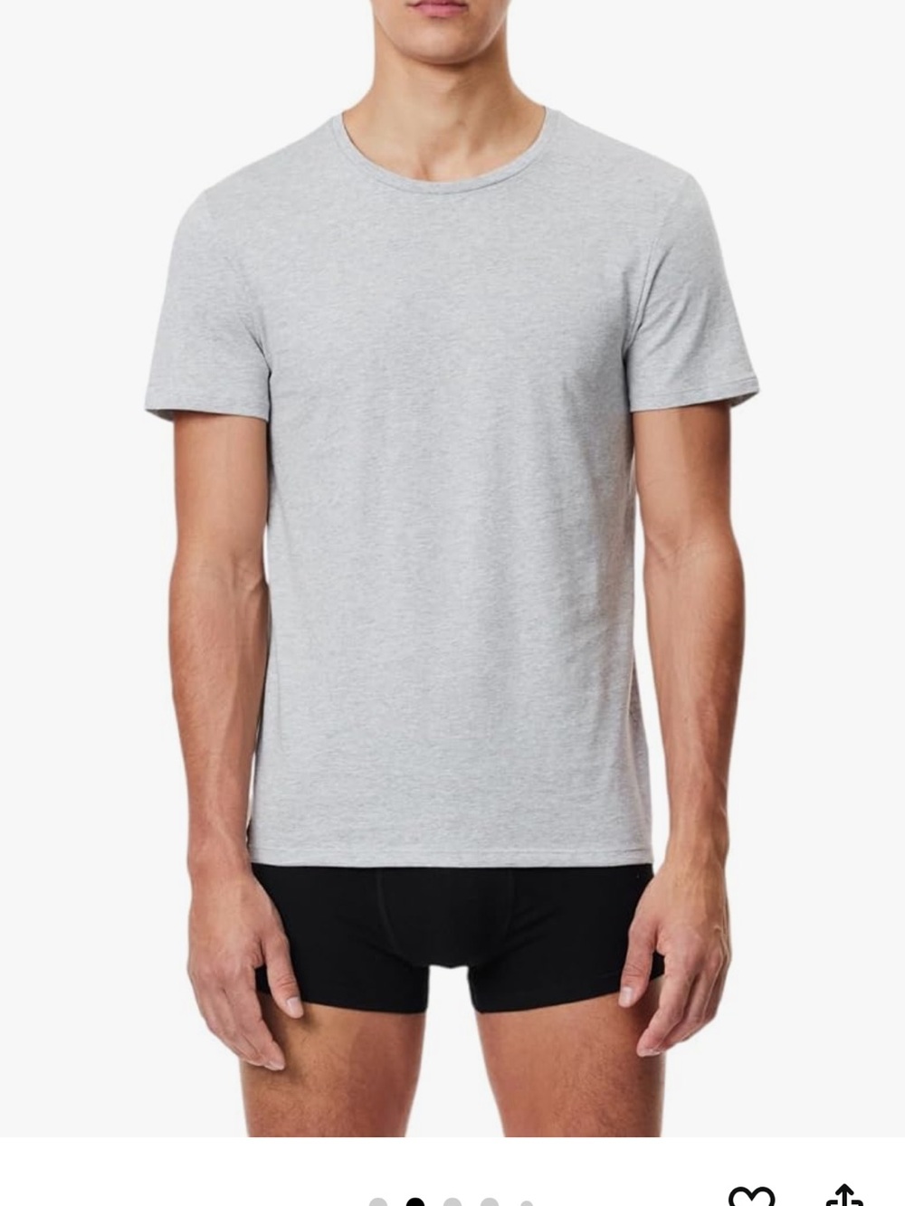 Lacoste Men's 100% Cotton Crew Neck Undershirt XXL